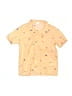 Baby Gap 100% Cotton Print Yellow Short Sleeve Button-Down Shirt Size 3T - photo 1