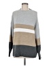 Time and Tru Color Block Gray Turtleneck Sweater Size M - photo 1