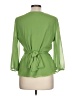 Worthington 100% Polyester Green 3/4 Sleeve Blouse Size L - photo 2
