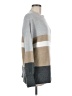 Time and Tru Color Block Gray Turtleneck Sweater Size M - photo 4