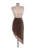 Assorted Brands Metallic Brown Gold Cocktail Dress Size M (estimated) - photo 2