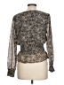 Japna 100% Polyester Black Long Sleeve Blouse Size L - photo 2