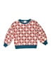Hanna Andersson Print Red Pullover Sweater Size 4 - photo 1