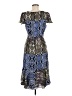 Parker Paisley Blue Cocktail Dress Size 6 - photo 2