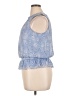 BCX 100% Polyester Blue Sleeveless Blouse Size XL - photo 5