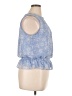 BCX 100% Polyester Blue Sleeveless Blouse Size XL - photo 4