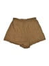 MIOU MUSE Solid Brown Shorts Size S - photo 1