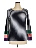 Boden 100% Cotton Blue Long Sleeve Top Size 14 - photo 1