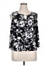 Adrienne Vittadini Black 3/4 Sleeve Blouse Size XL - photo 1