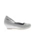 Dream Pairs Metallic Silver Wedges Size 4 - photo 1