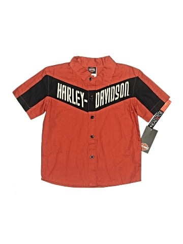 Harley Davidson Short Sleeve Button-Down Shirt (view 1)