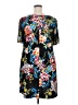 MSK Print Black Casual Dress Size 2X - photo 2