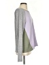 Saturday Sunday Color Block Purple Pullover Sweater Size S - photo 4