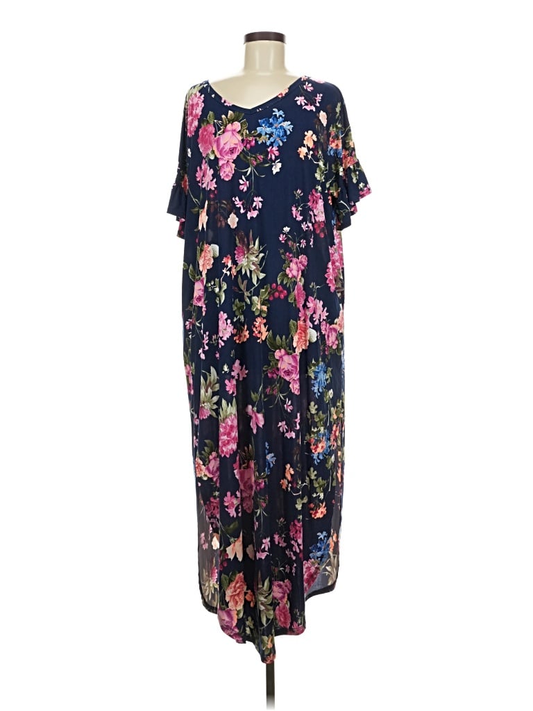 Pre-owned Beeson River Casual Dress In Blue