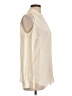 Equipment Ivory Long Sleeve Blouse Size L - photo 4