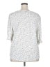 Nordstrom Rack Polka Dots White 3/4 Sleeve Top Size 2X - photo 2