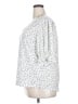 Nordstrom Rack Polka Dots White 3/4 Sleeve Top Size 2X - photo 5