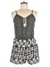 Ultra Pink 100% Rayon Graphic Black Romper Size M - photo 1