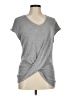 Le Lis Gray Silver Short Sleeve Top Size M - photo 1