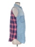 Rails 100% Tencel Blue Sleeveless Button-Down Shirt Size M - photo 4