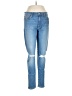 7 For All Mankind Hearts Blue Jeans Size 32 waist - photo 1