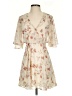 Lulus 100% Polyester Floral Ivory Cocktail Dress Size XS - photo 1