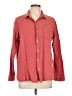 Jessica Simpson Houndstooth Red Long Sleeve Button-Down Shirt Size L - photo 1