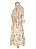 Lulus 100% Polyester Floral Ivory Cocktail Dress Size XS - photo 5