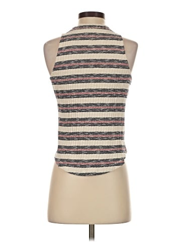 Madewell Mockneck Tank Top in Lawton Stripe (view 2)