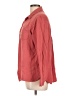 Jessica Simpson Houndstooth Red Long Sleeve Button-Down Shirt Size L - photo 5