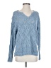 Peace Love World Blue Pullover Sweater Size S - photo 1