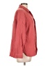 Jessica Simpson Houndstooth Red Long Sleeve Button-Down Shirt Size L - photo 4