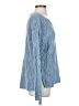 Peace Love World Blue Pullover Sweater Size S - photo 4
