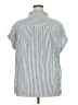Orvis Stripes Blue Short Sleeve Blouse Size XXL - photo 2