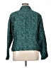 Coldwater Creek Paisley Teal Long Sleeve Button-Down Shirt Size XL - photo 2