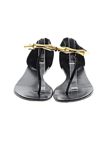 Gucci Leather Bamboo Hardware Thong Sandals (view 2)