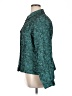 Coldwater Creek Paisley Teal Long Sleeve Button-Down Shirt Size XL - photo 5