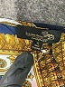 Suzanne Betro 100% Polyester Paisley Gold 3/4 Sleeve Blouse Size XL - photo 7