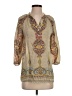 Trinity Tan 3/4 Sleeve Blouse Size S - photo 1