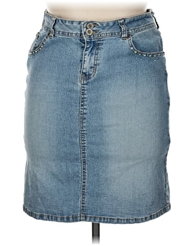 Angels Denim Skirt (view 1)