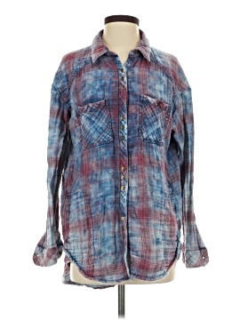 Free People Long Sleeve Button Down Shirt