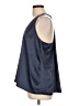 Ann Taylor LOFT Outlet 100% Polyester Gray Sleeveless Blouse Size L - photo 5