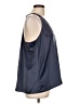 Ann Taylor LOFT Outlet 100% Polyester Gray Sleeveless Blouse Size L - photo 4