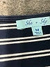 She + Sky Stripes Blue Casual Dress Size M - photo 7