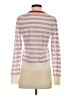Banana Republic 100% Wool Stripes Purple Wool Pullover Sweater Size S - photo 2