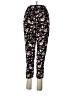 Julia 100% Viscose Floral Black Casual Pants Size L - photo 2