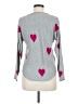 Assorted Brands Hearts Gray Pullover Sweater Size M - photo 2