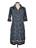 Max Studio Graphic Blue Casual Dress Size M - photo 1
