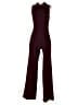 Trina Turk 100% Polyester Solid Burgundy Jumpsuit Size 2 - photo 1