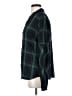 CAbi 100% Viscose Plaid Green Long Sleeve Blouse Size S - photo 5
